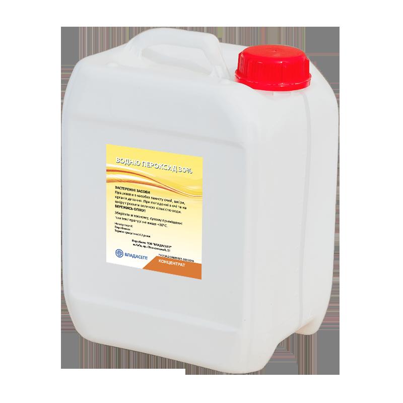 Дезінфікуючий засіб «Перекис водню 30%», каністра 5 кг